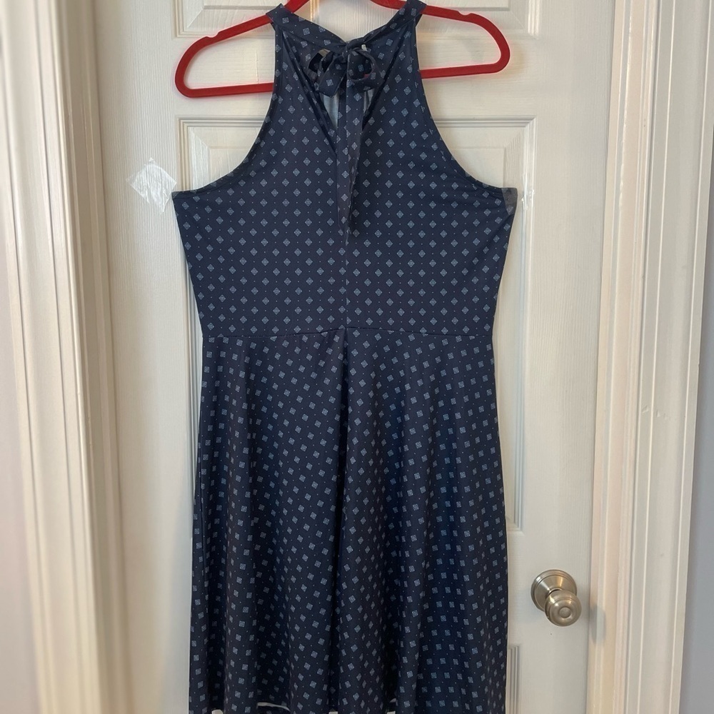 NWT OUGES Women's Halter Neck Floral Summer Sundress Xl